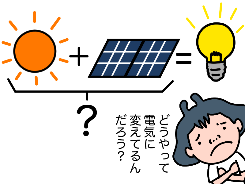 太陽光発電はいかにして電気に変えているのか