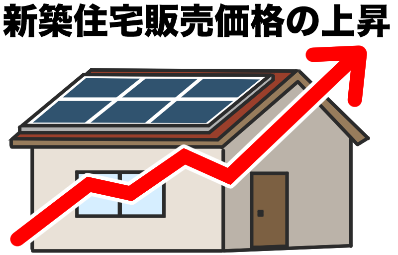 新築住宅販売価格の上昇